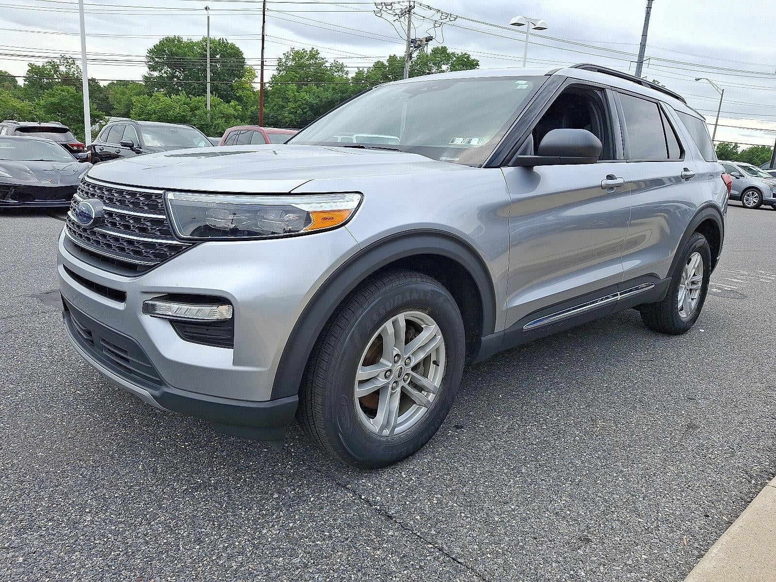 2020 Ford Explorer — rear three-quarter view