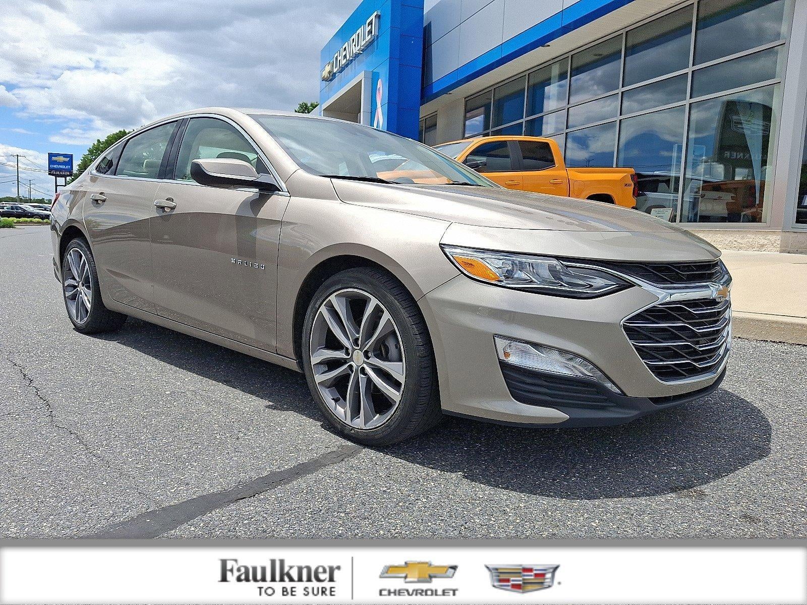 2024 Chevrolet Malibu 2LT in Mineral Gray Metallic — front three-quarter view