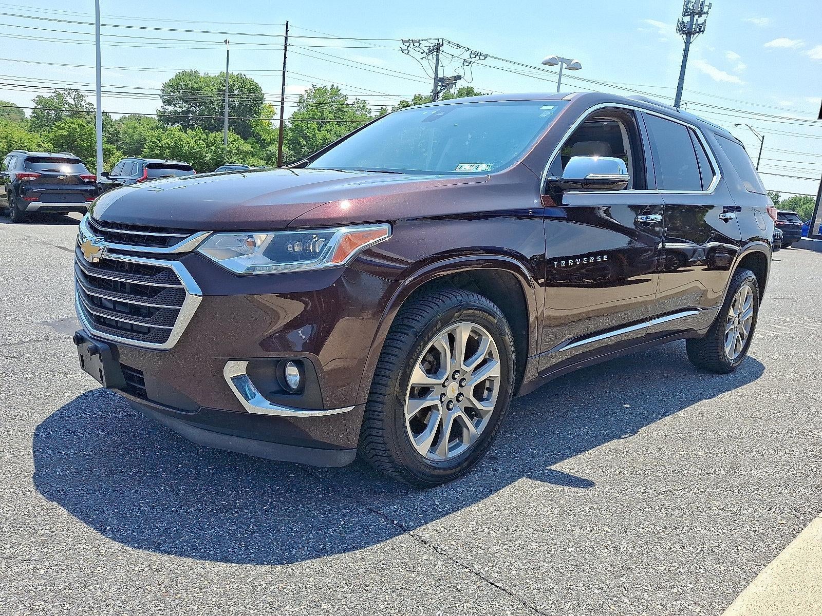 2018 Chevrolet Traverse — rear three-quarter view