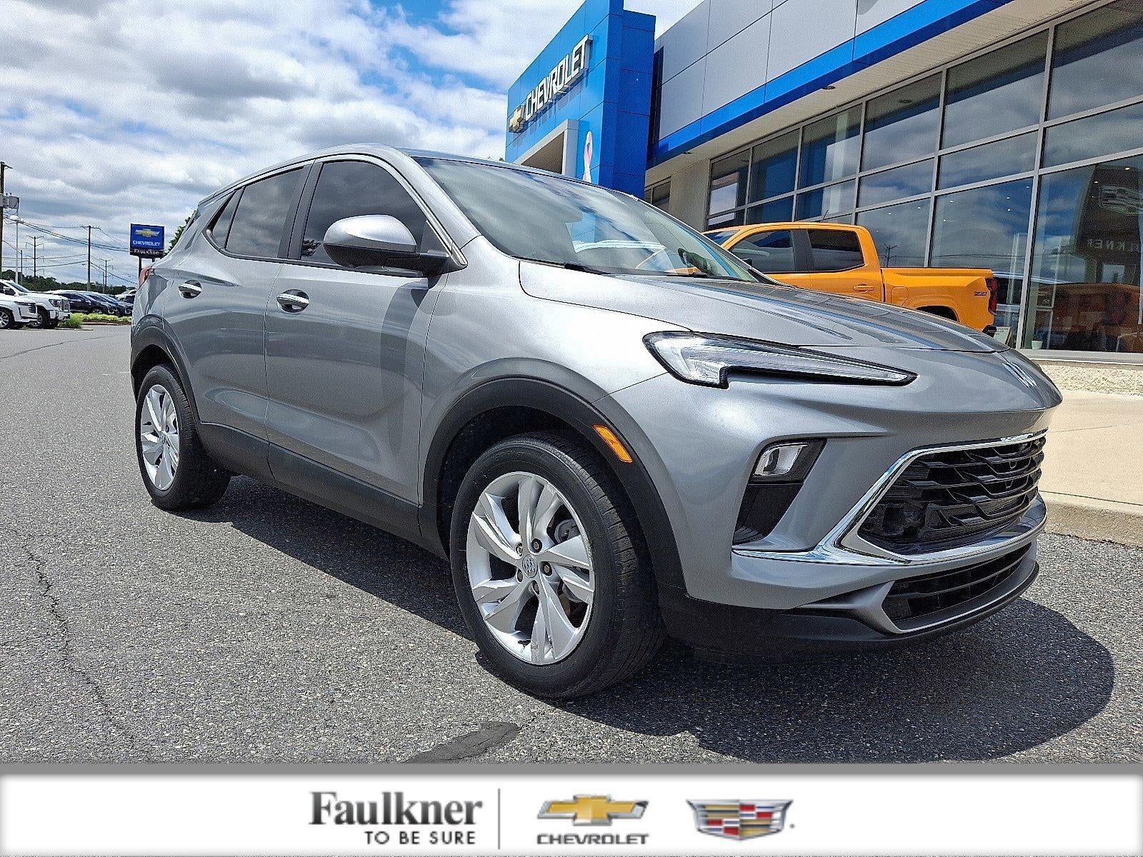 2024 Buick Encore GX Preferred in Moonstone Gray Metallic — front three-quarter view