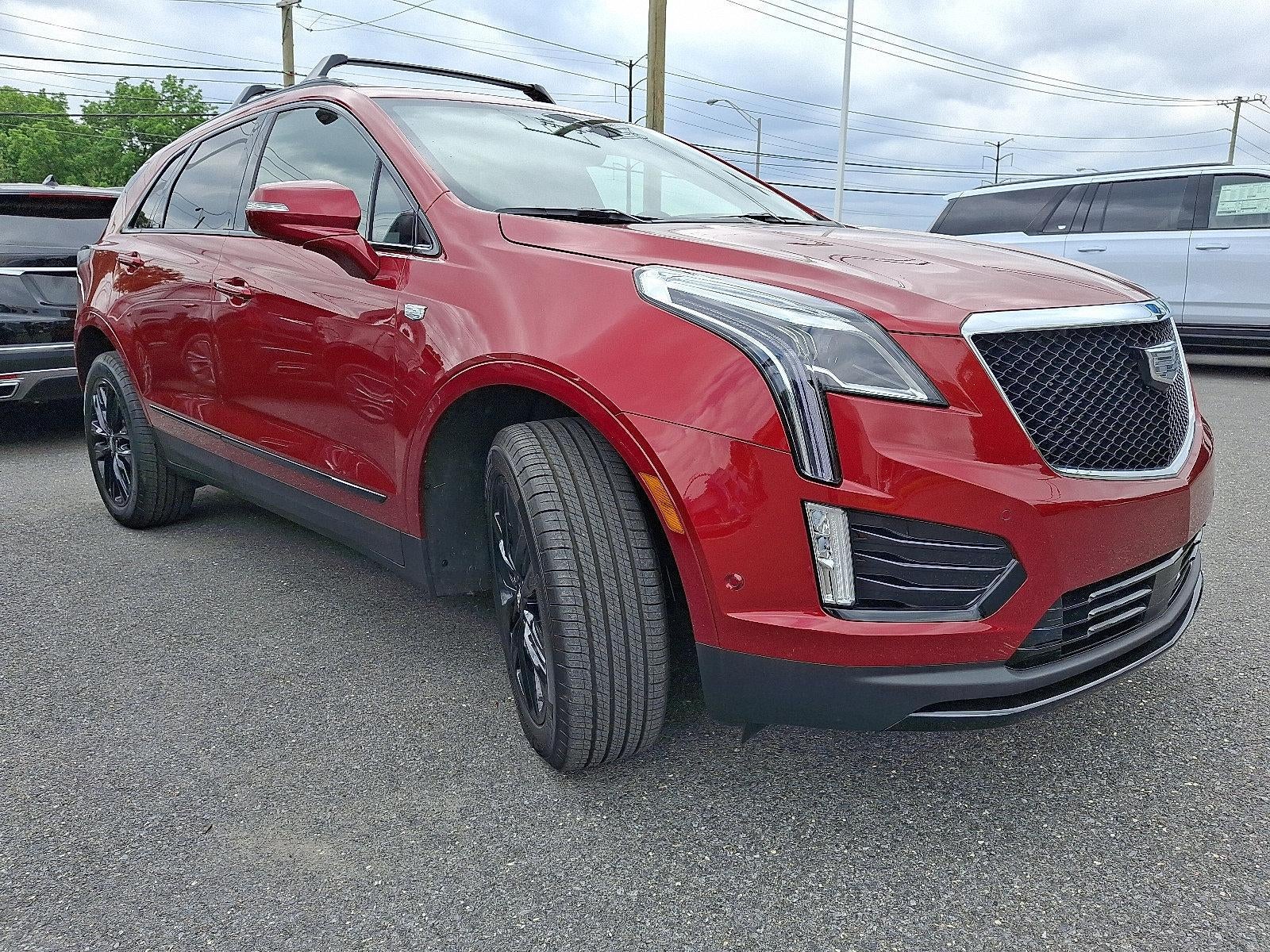 2026 Cadillac XT5 AWD 4dr Sport in Radiant Red Tintcoat — front three-quarter view