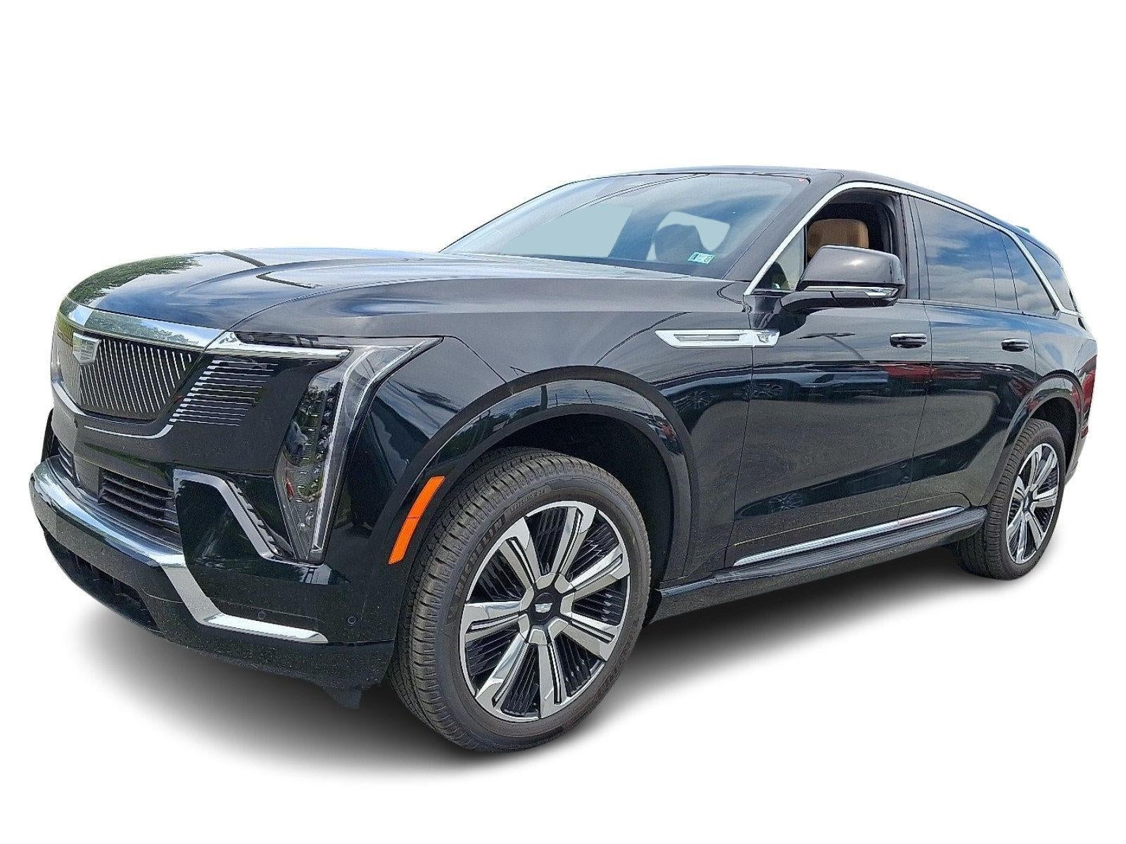 2025 Cadillac ESCALADE IQ AWD Luxury 2 in Black Raven — front three-quarter view