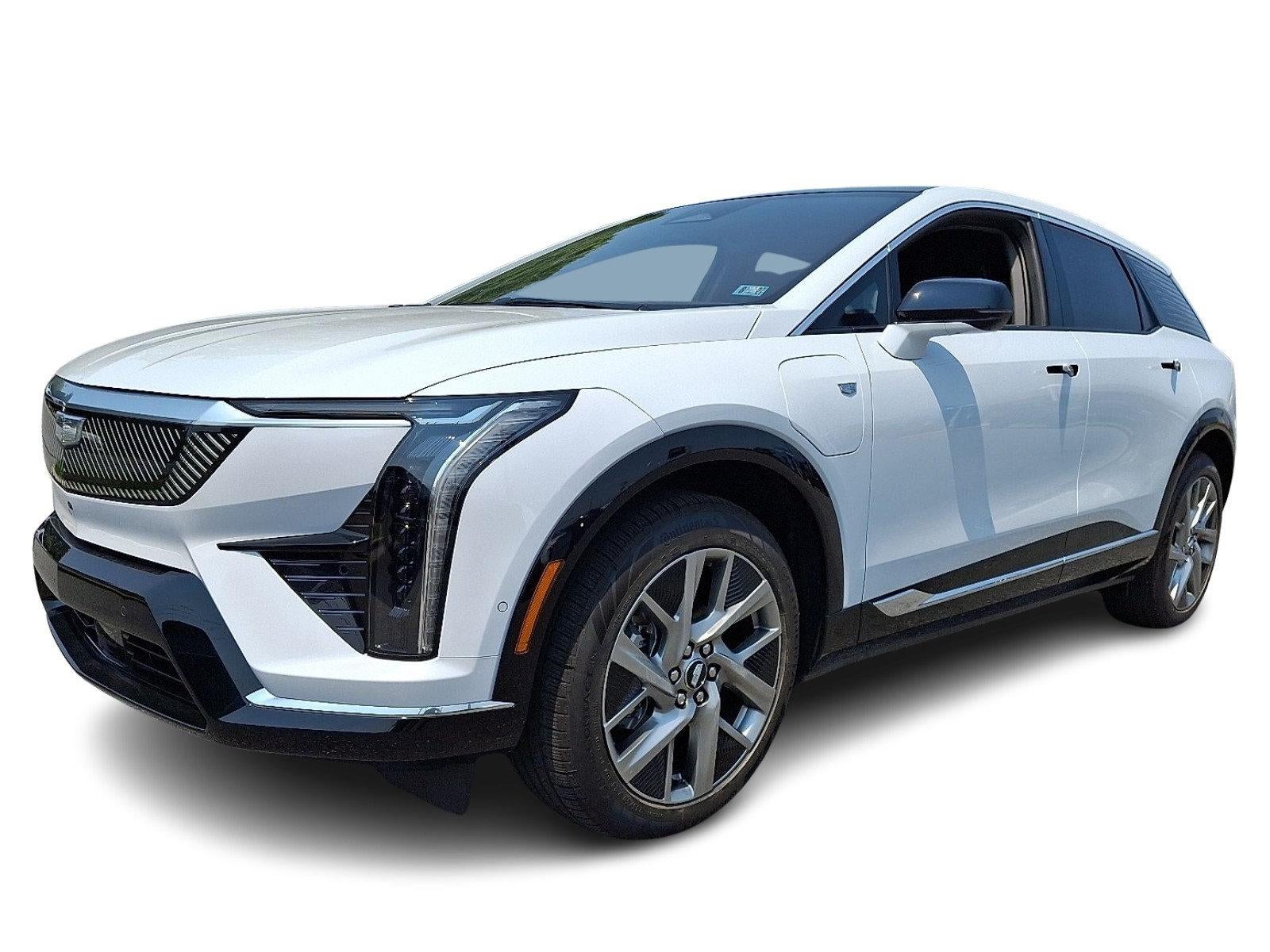 2027 Cadillac OPTIQ 4dr Luxury in Vibrant White Tricoat — front three-quarter view