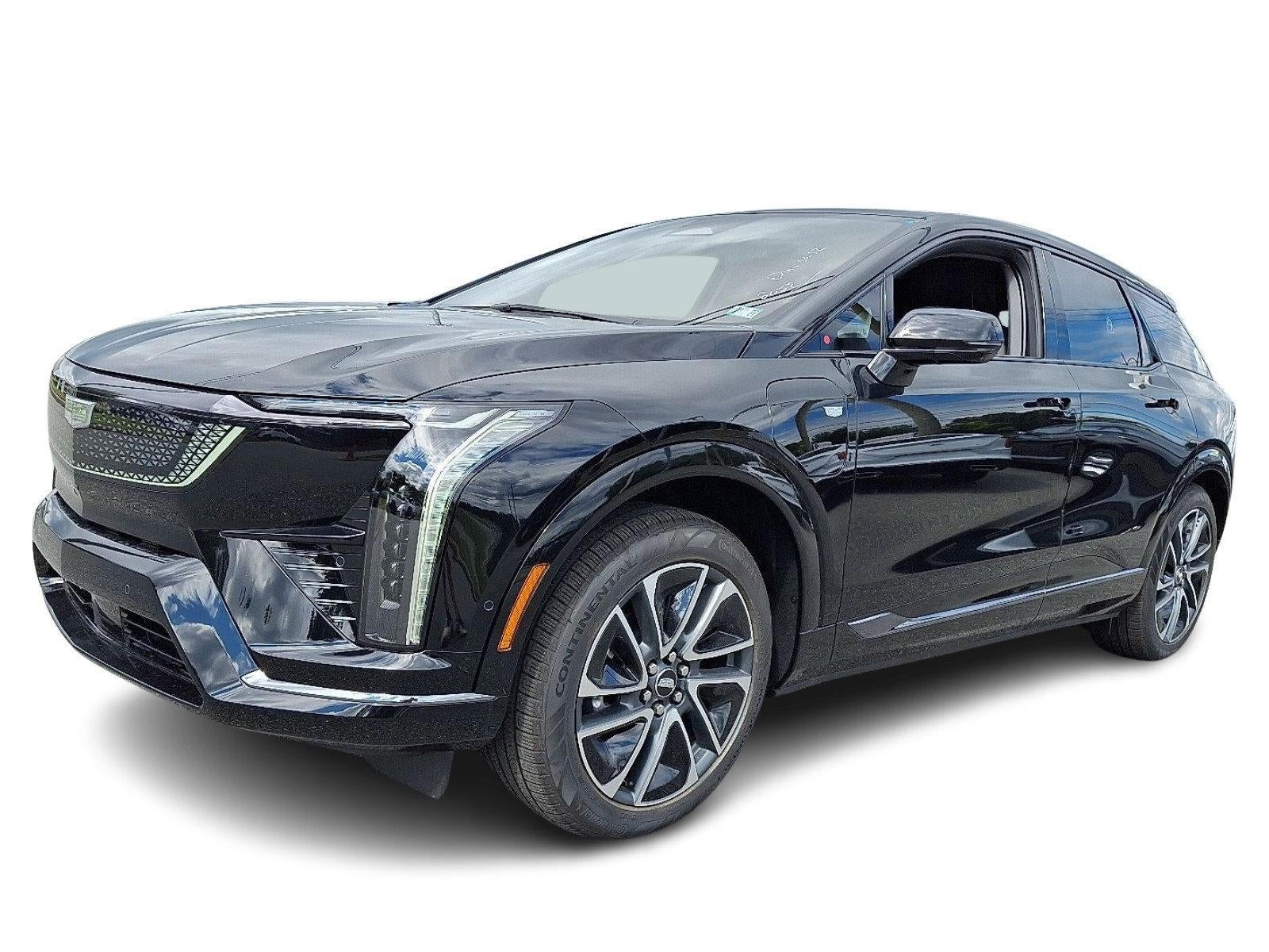 2027 Cadillac OPTIQ 4dr Sport in Black Raven — front three-quarter view