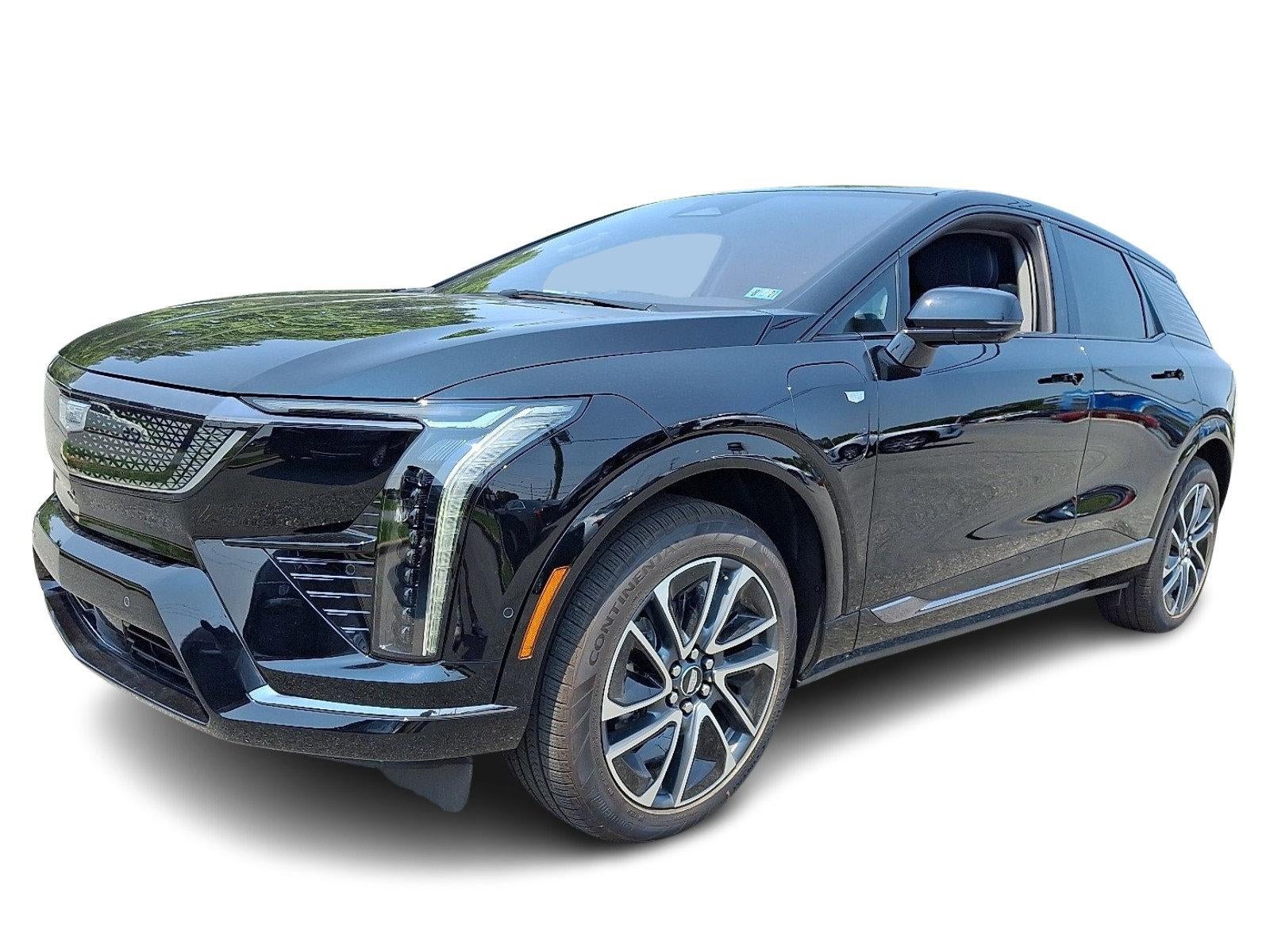 2027 Cadillac OPTIQ 4dr Premium Sport in Black Raven — front three-quarter view