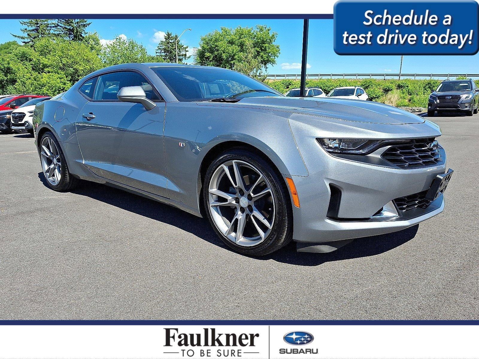 2023 Chevrolet Camaro 2dr Coupe 1LT in Sharkskin Metallic — front three-quarter view