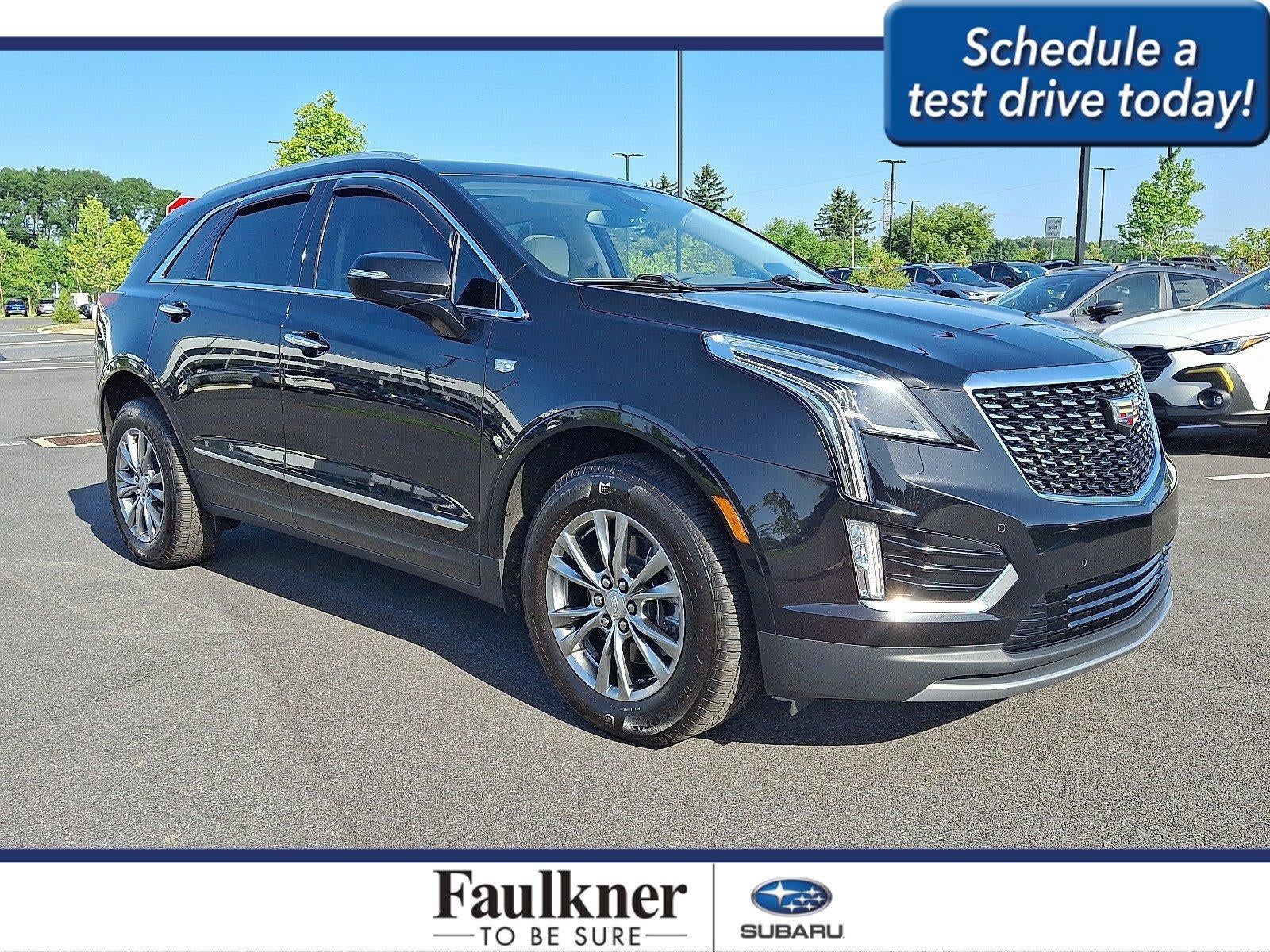 2021 Cadillac XT5 AWD 4dr Premium Luxury in Stellar Black Metallic — front three-quarter view