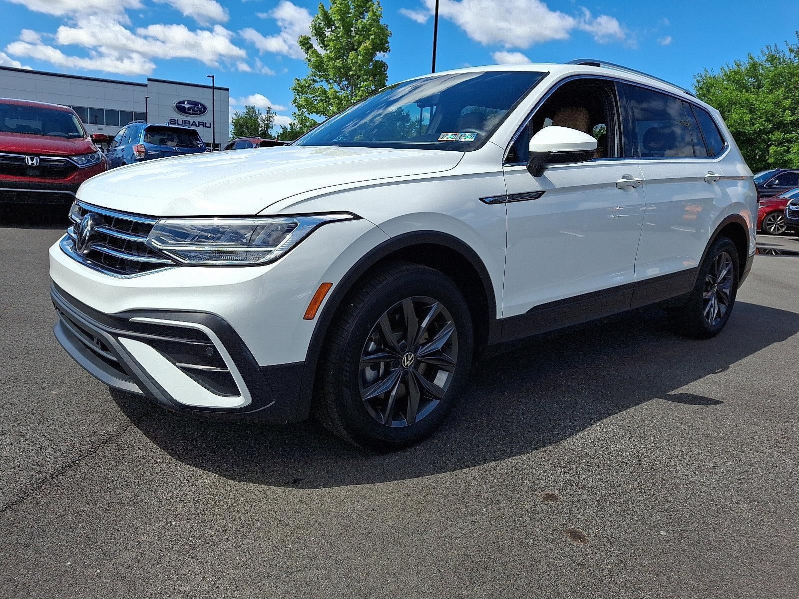 2022 Volkswagen Tiguan — rear three-quarter view