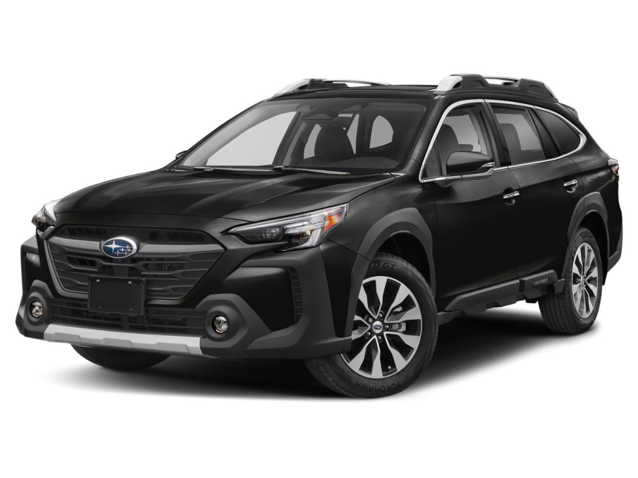 2024 Subaru Outback Touring XT AWD in Crystal Black Silica — front three-quarter view
