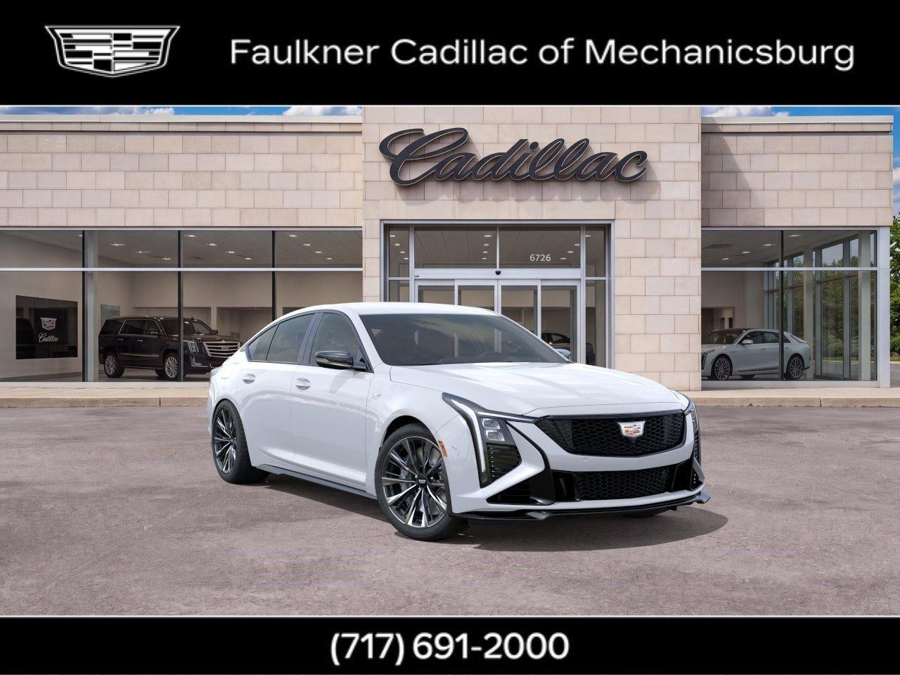 2026 Cadillac CT5-V V-Series Blackwing in Summit White — front three-quarter view
