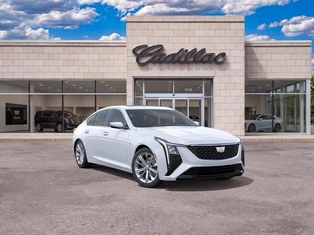 2026 Cadillac CT5 Premium Luxury in Vibrant White Tricoat — front three-quarter view