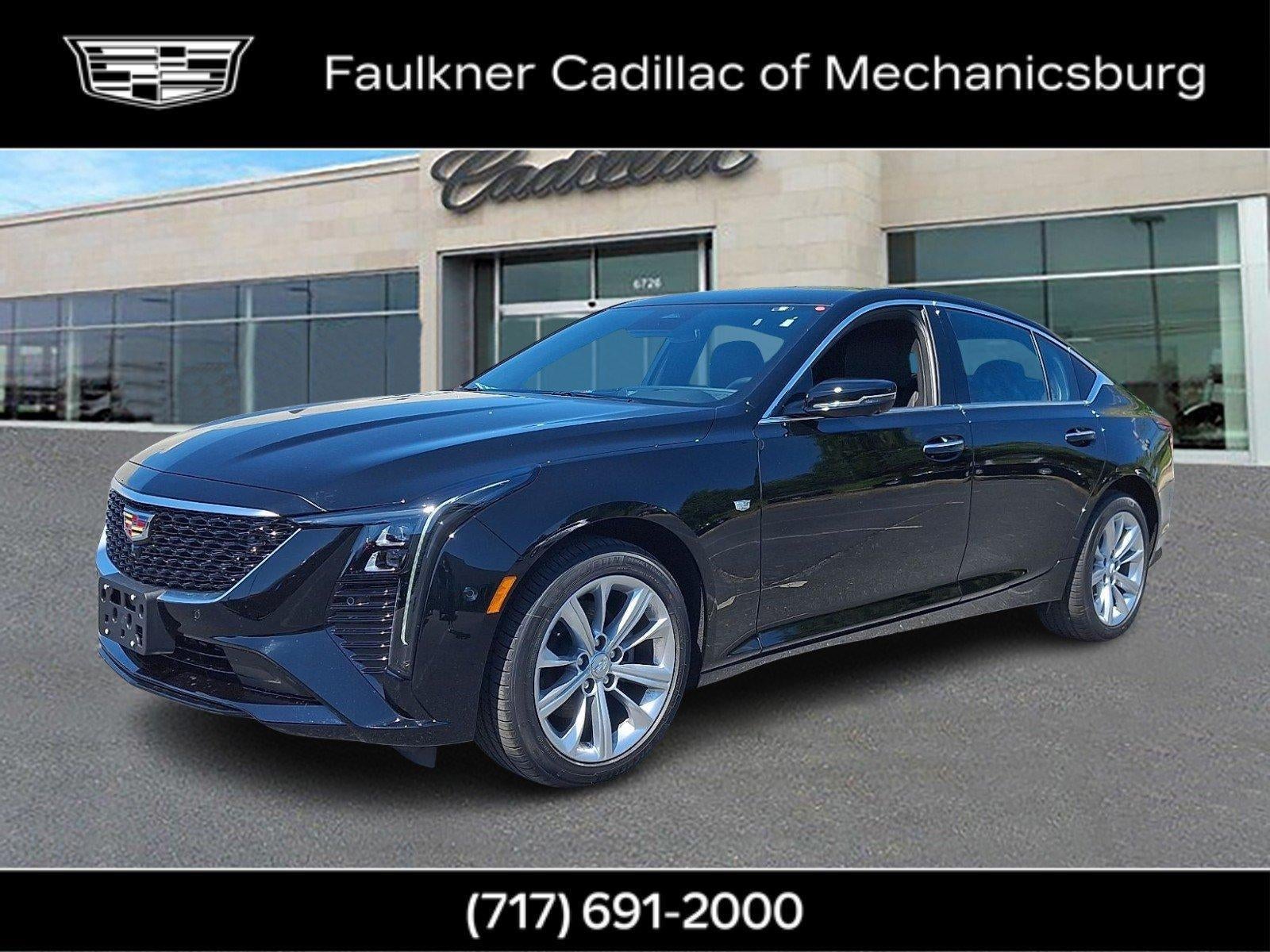 2026 Cadillac CT5 Premium Luxury in Black Raven — front three-quarter view