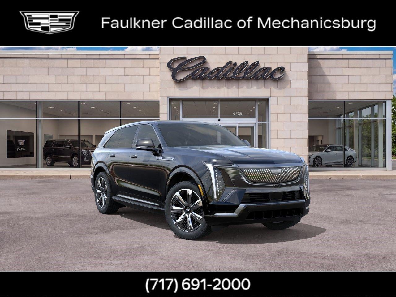 2025 Cadillac ESCALADE IQ Luxury 2 in Black Raven — front three-quarter view